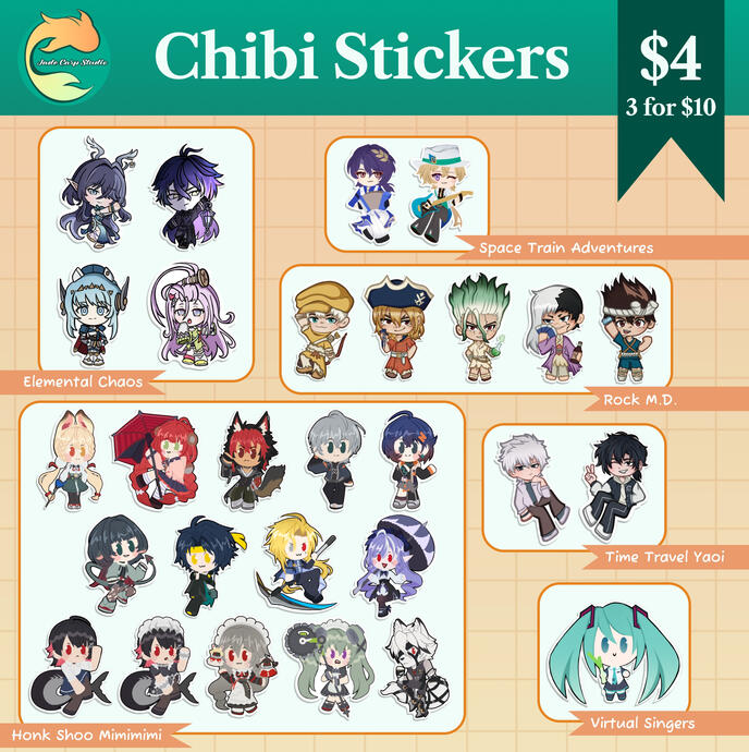 Chibi Stickers 2